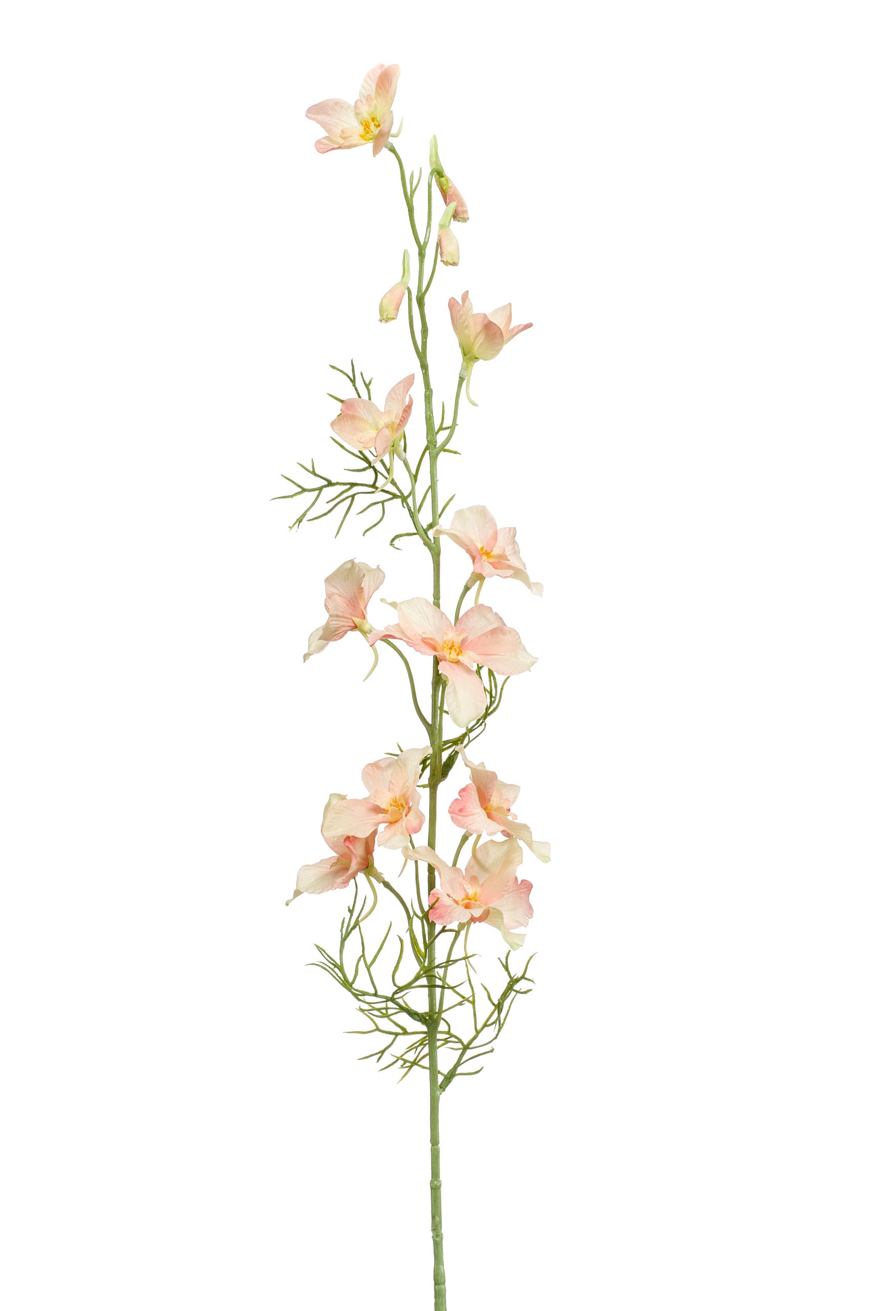 Delphinium Fiore Finto Pesca 88 Cm