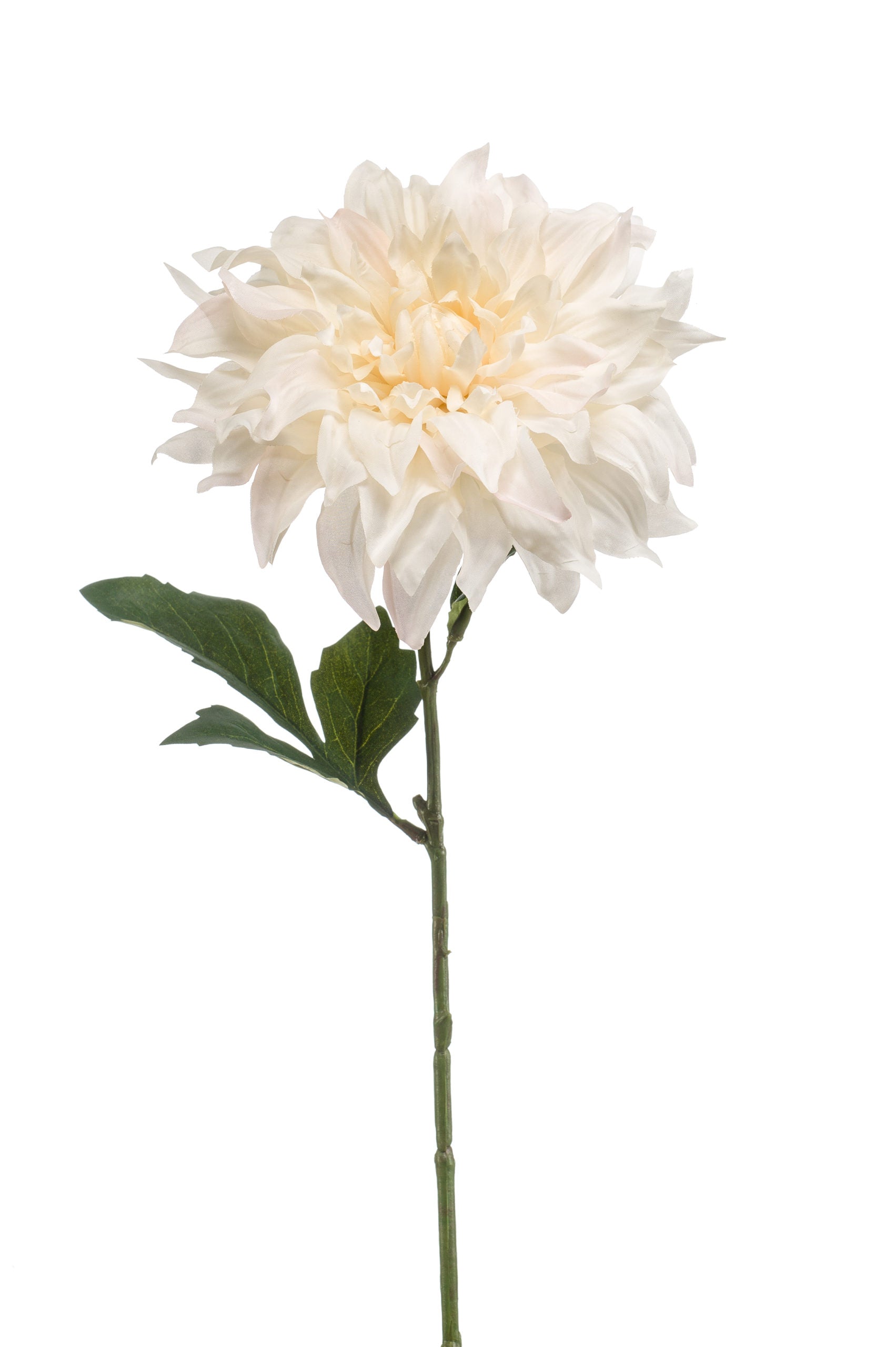 Dalia Fiore Finto Rosa Crema 60 Cm