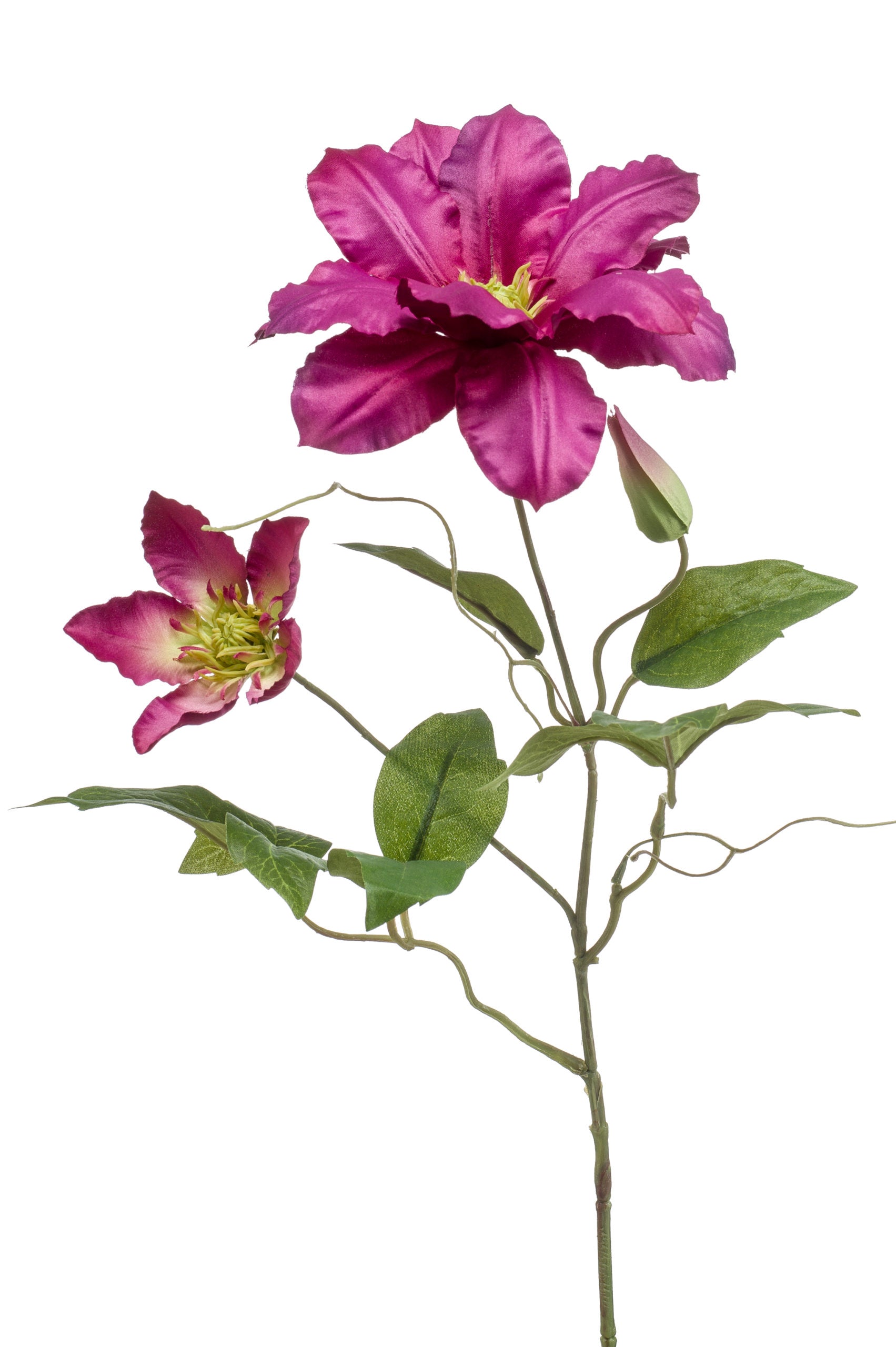 Clematilde Fiore Finto Fucsia 57 Cm