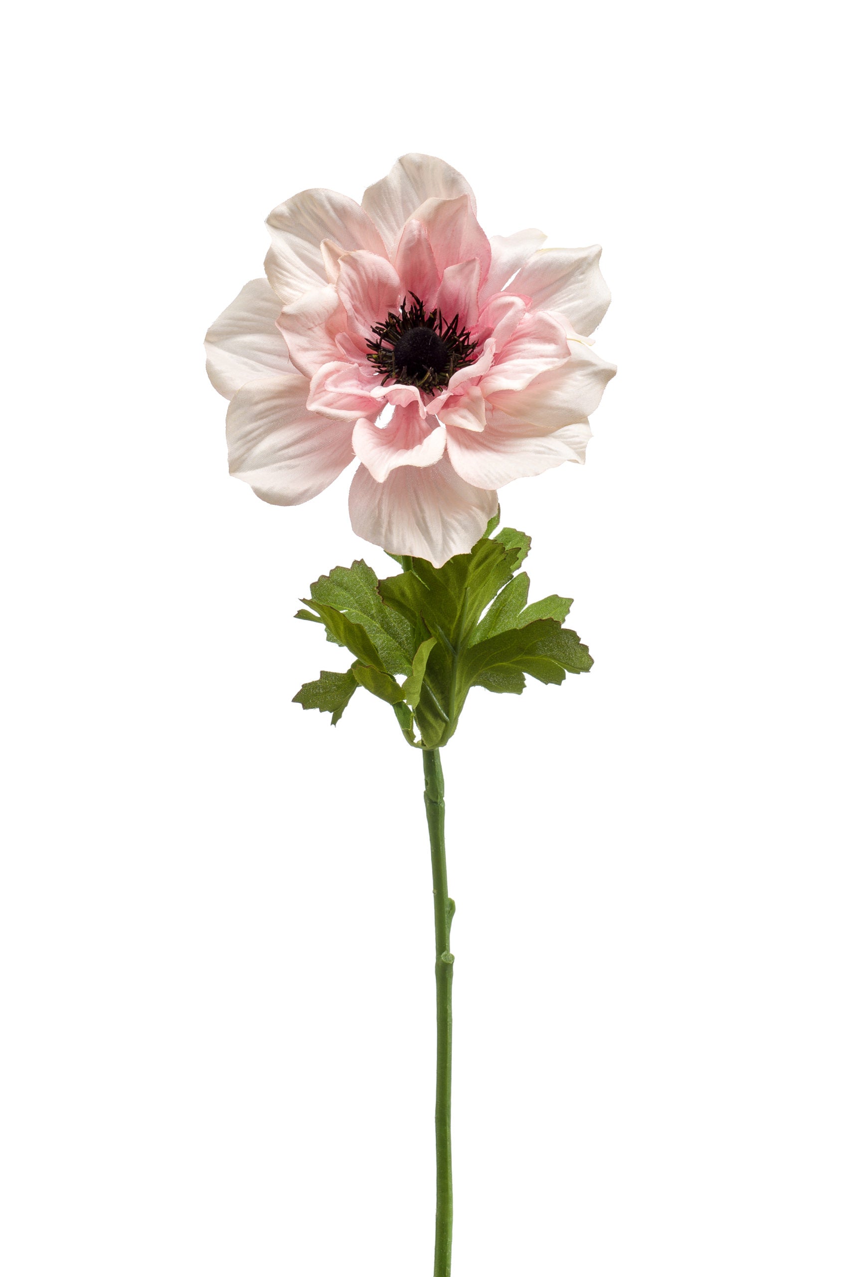 Anemone Fiore Finto Rosa 56 Cm