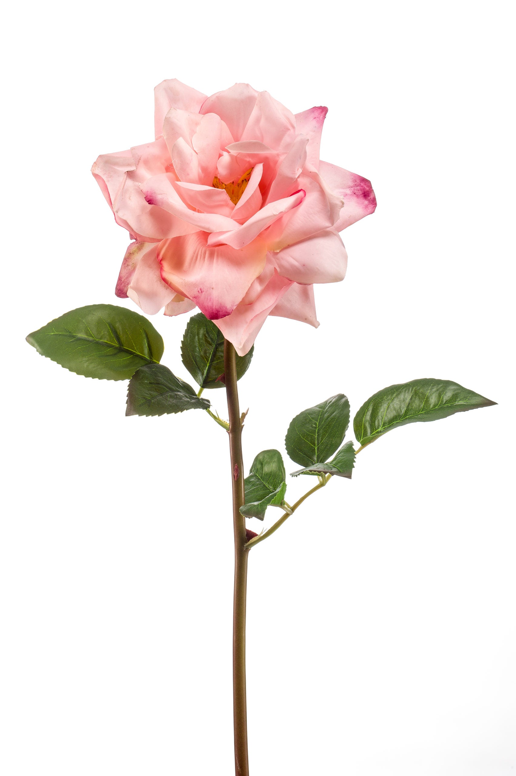 Rosa Fiore Finto Rosa 65 Cm