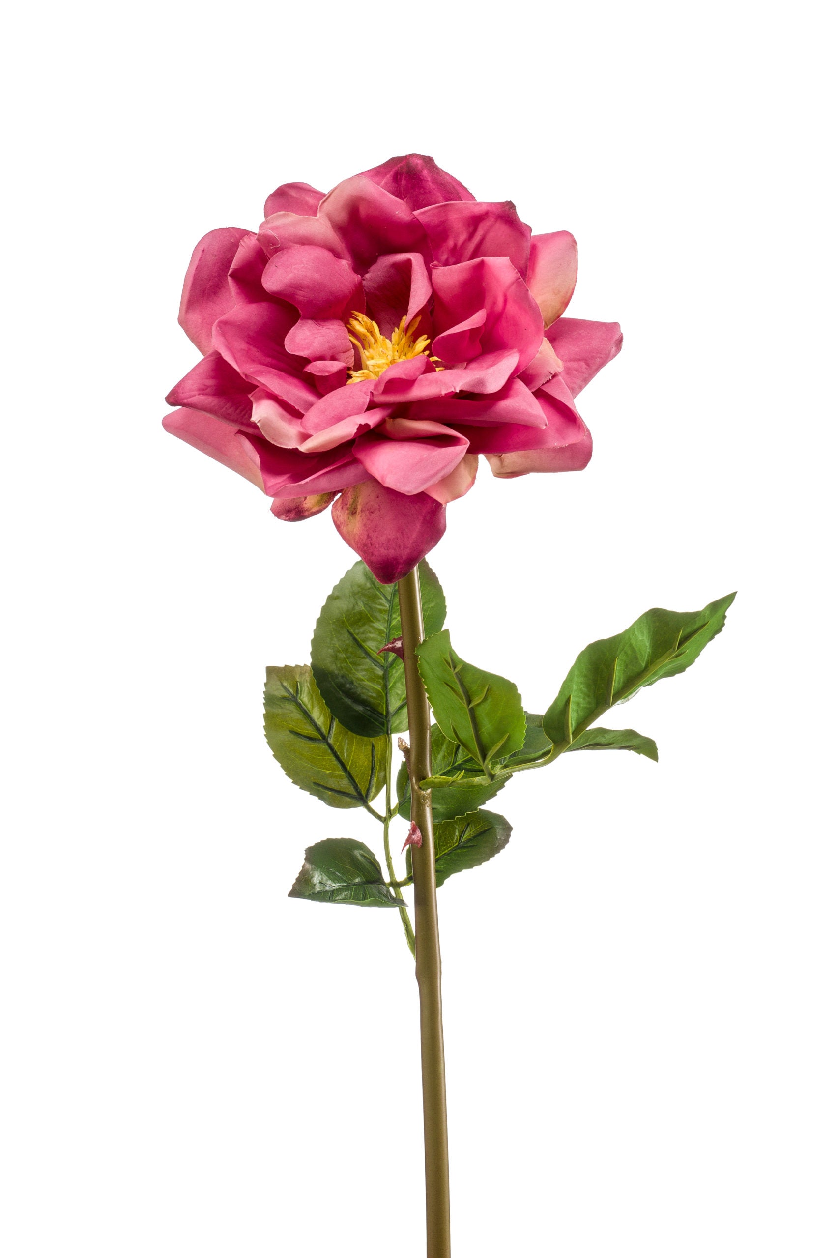 Rosa Fiore Finto Viola 65 Cm