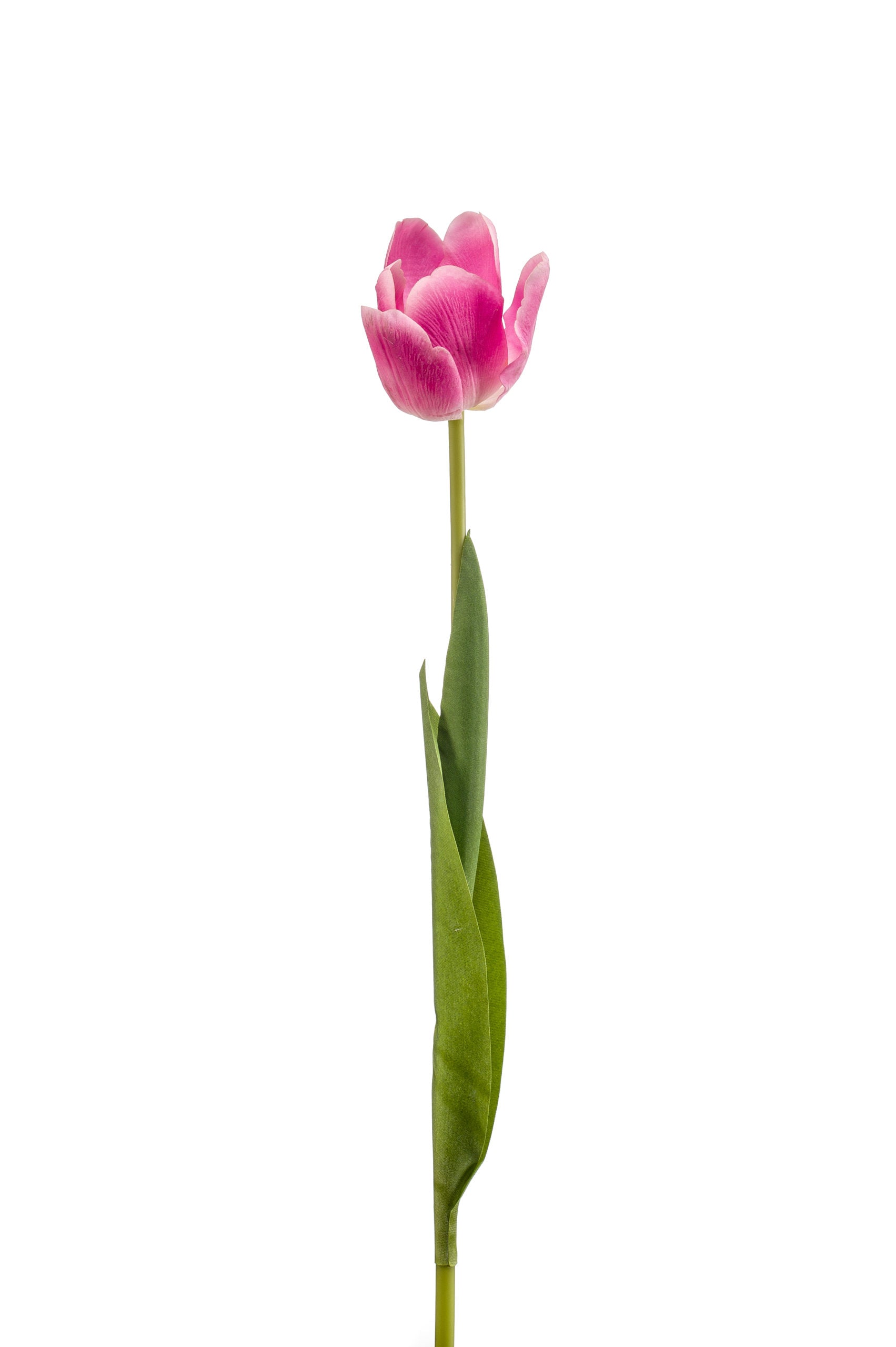 Tulipano Fiore Finto Rosa 54 Cm