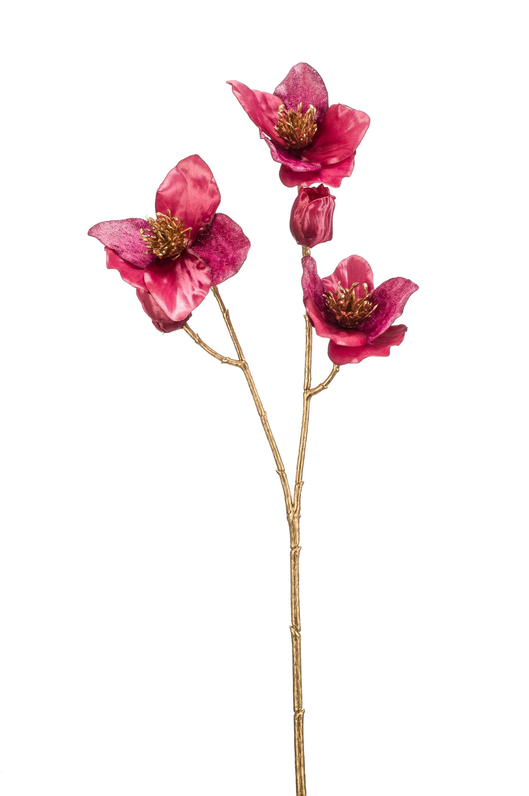 Ramo Ellebori artificiali decorativo per composizioni floreali da 48 cm - DeMatteis.it