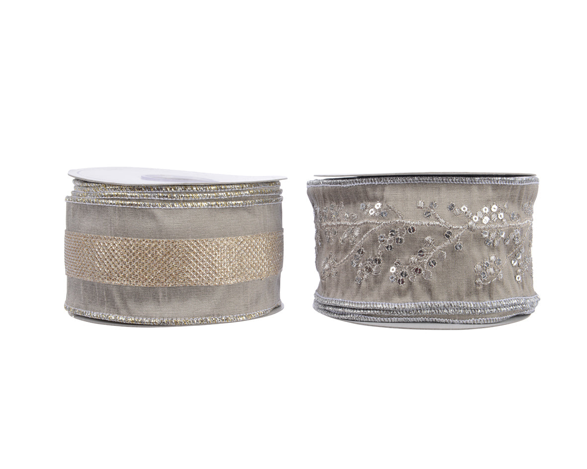 Nastro decorativo in poliestere 6,3 x 1000 cm colore lino naturale per confezioni e decorazioni - DeMatteis.it