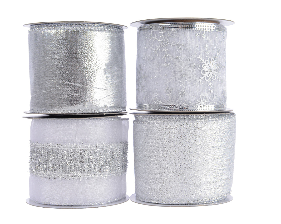 Nastro Ilver decorativo in poliestere 6,3 x 270 cm per confezioni e decorazioni natalizie - DeMatteis.it