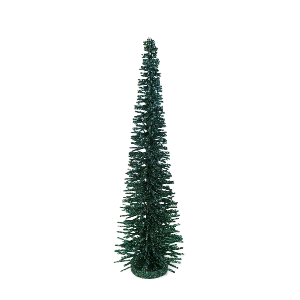 Albero decorativo blu petrolio diametro 16 cm altezza 70 cm per addobbi natalizi - DeMatteis.it