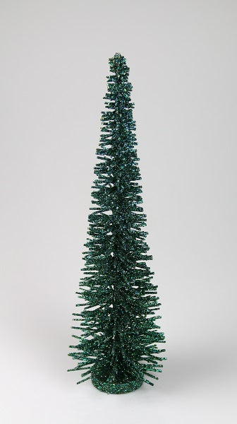 Albero decorativo artificiale Albero blu petrolio 21 x 80 cm per decorazioni natalizie - DeMatteis.it