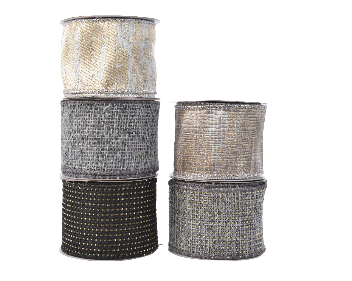 Nastro decorativo grigio 6,3 x 270 cm per decorazioni e confezioni regalo - DeMatteis.it