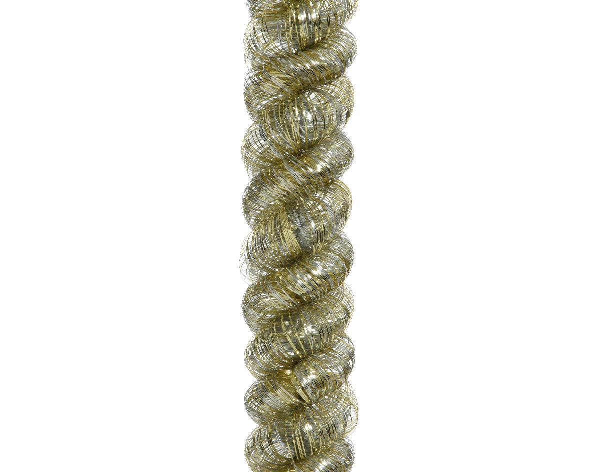 Cordone Silver Oro decorativo diametro 5 mm lunghezza 2 m per addobbi natalizi - DeMatteis.it