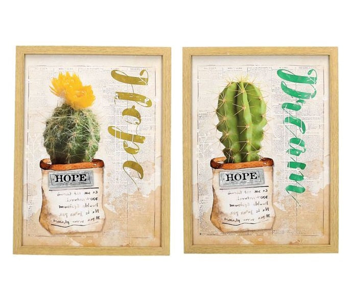 Quadro Stampa Cactus 30X40 Cm