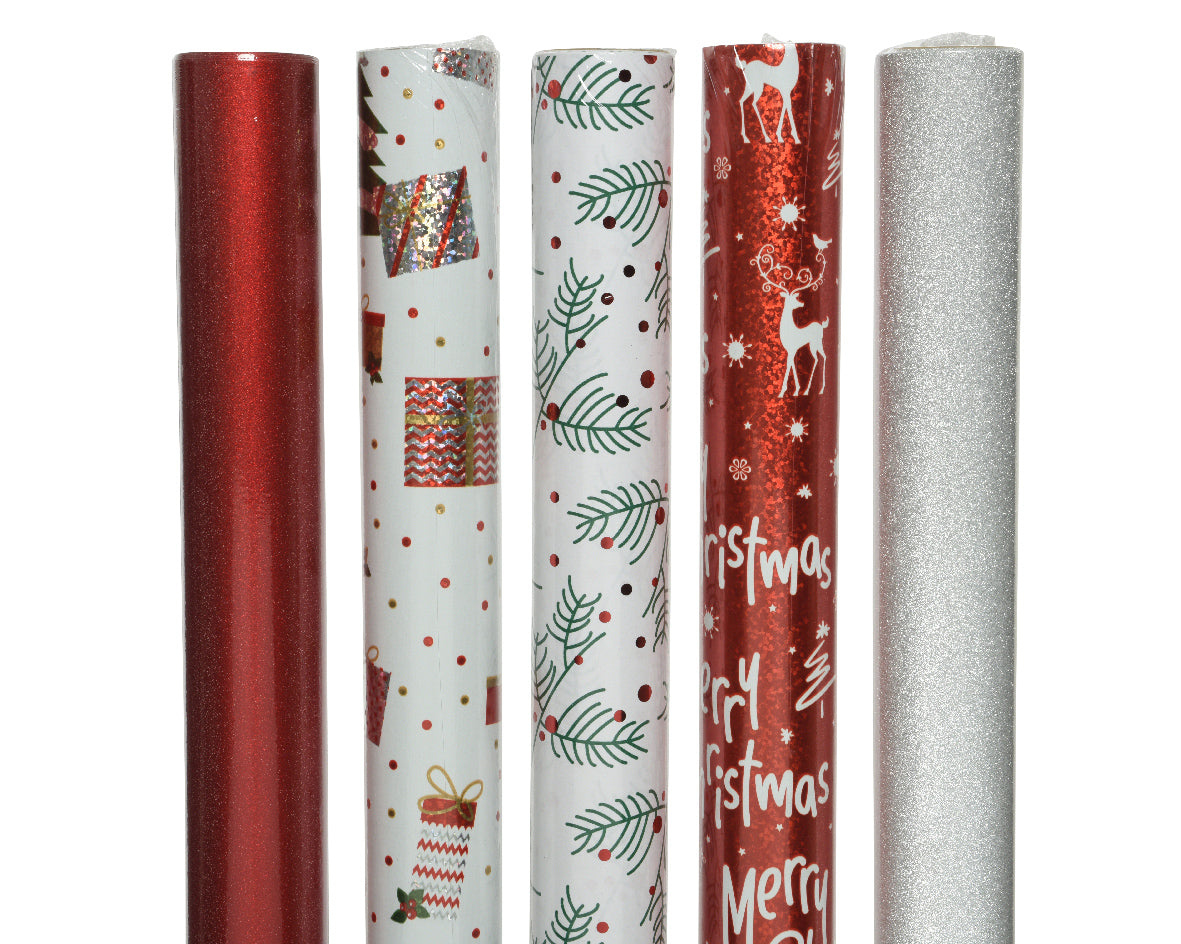 Rotolo Carta Regalo Natalizia per confezioni regalo formato 70x150 cm - DeMatteis.it