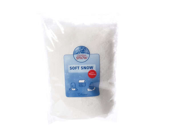 Neve Finta 100 g per decorazione presepi natalizi in polietilene formato bustina - DeMatteis.it