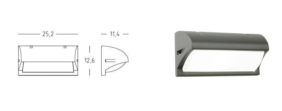 Applique Con Visiera Giuly Grigio