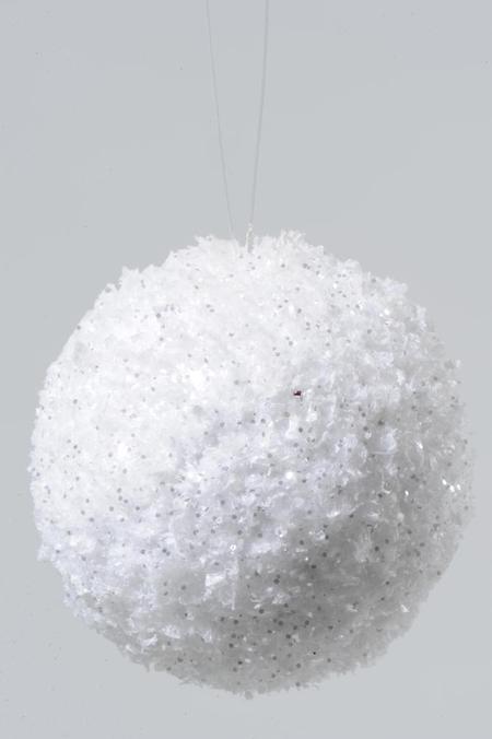 Sfera Neve Con Glitter SFERA decorativa natalizia diametro 14 cm in gommapiuma per addobbi - DeMatteis.it