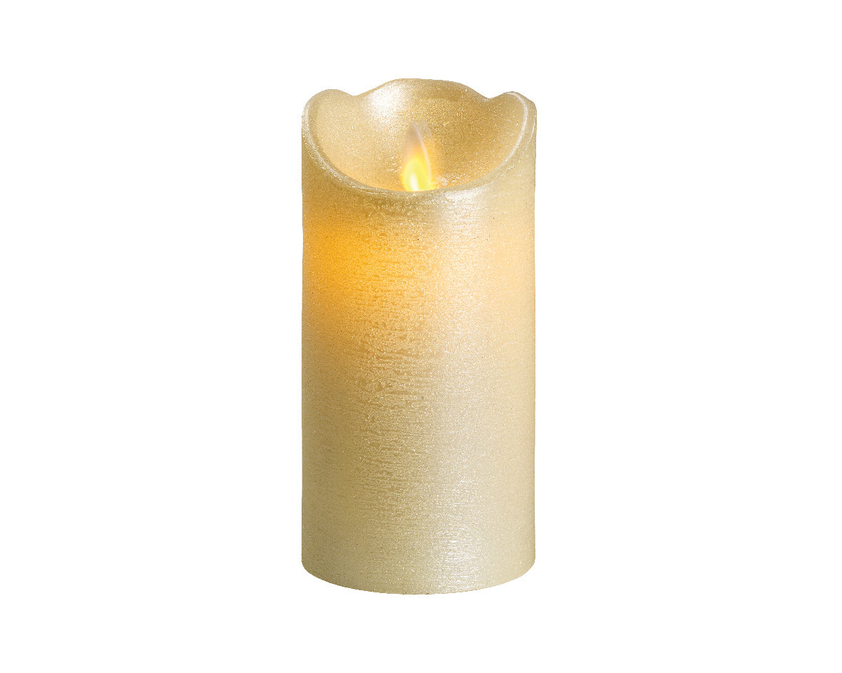 Candela Perla 7,5X15 Cm Fiamma Led Warm White