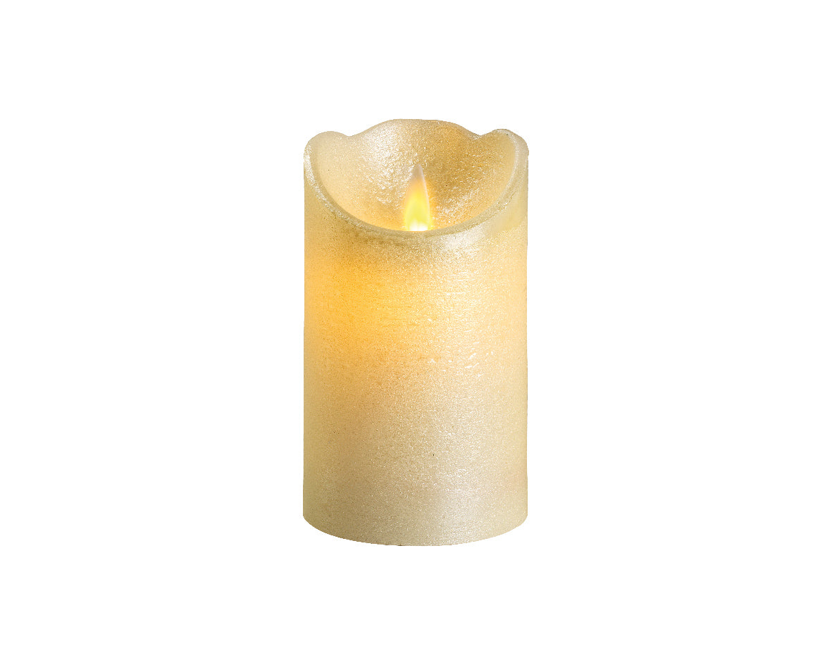 Candela Perla 7,5X12,5 Cm Fiamma Led Warm White