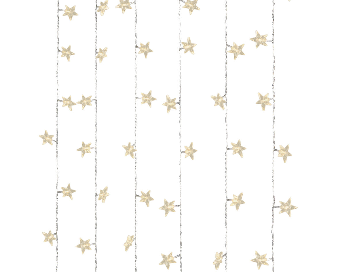 Tenda Luminosa 64 Stelle decorazione natalizia con luci LED per addobbi casa - DeMatteis.it