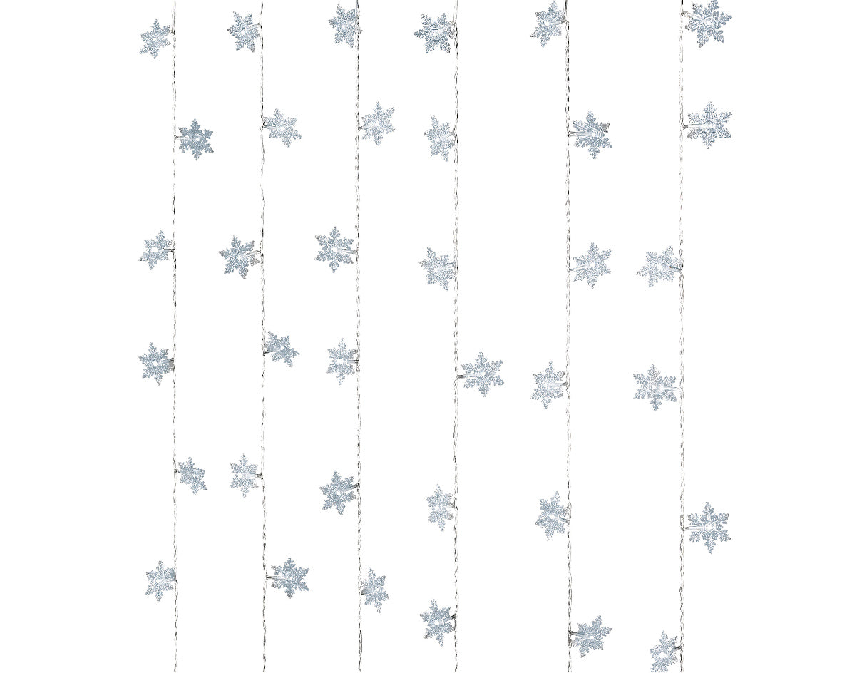 Tenda Luminosa 128 Led Fiocchi decorazione natalizia per illuminazione festiva - DeMatteis.it