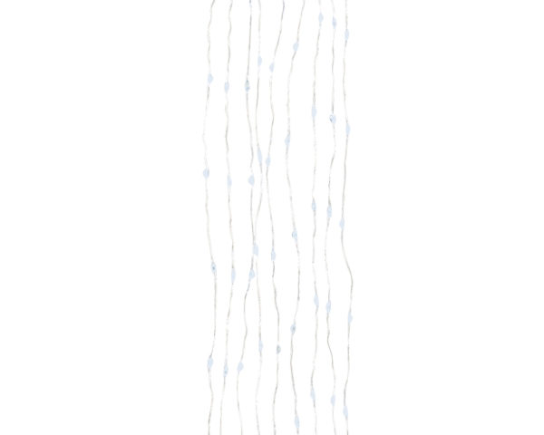 Cascata Microled Cool White 80 cm decorazione luminosa natalizia Kaemingk per addobbi natalizi - DeMatteis.it