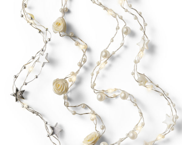 Stringa Led Con Figurine decorativa per illuminazione natalizia con elementi ornamentali integrati - DeMatteis.it