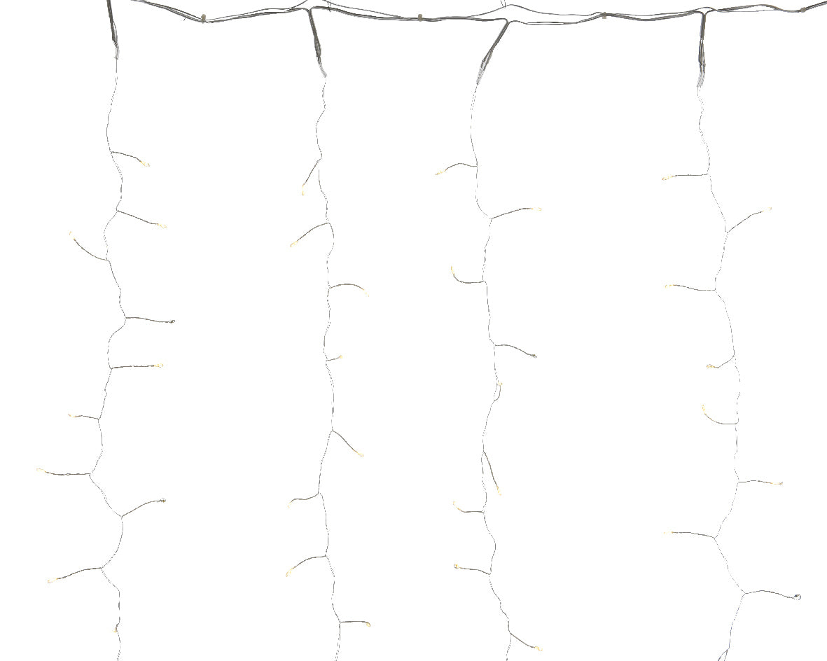 Tenda Luce Calda 120x200 cm con 320 LED per decorazioni natalizie Kaemingk - DeMatteis.it