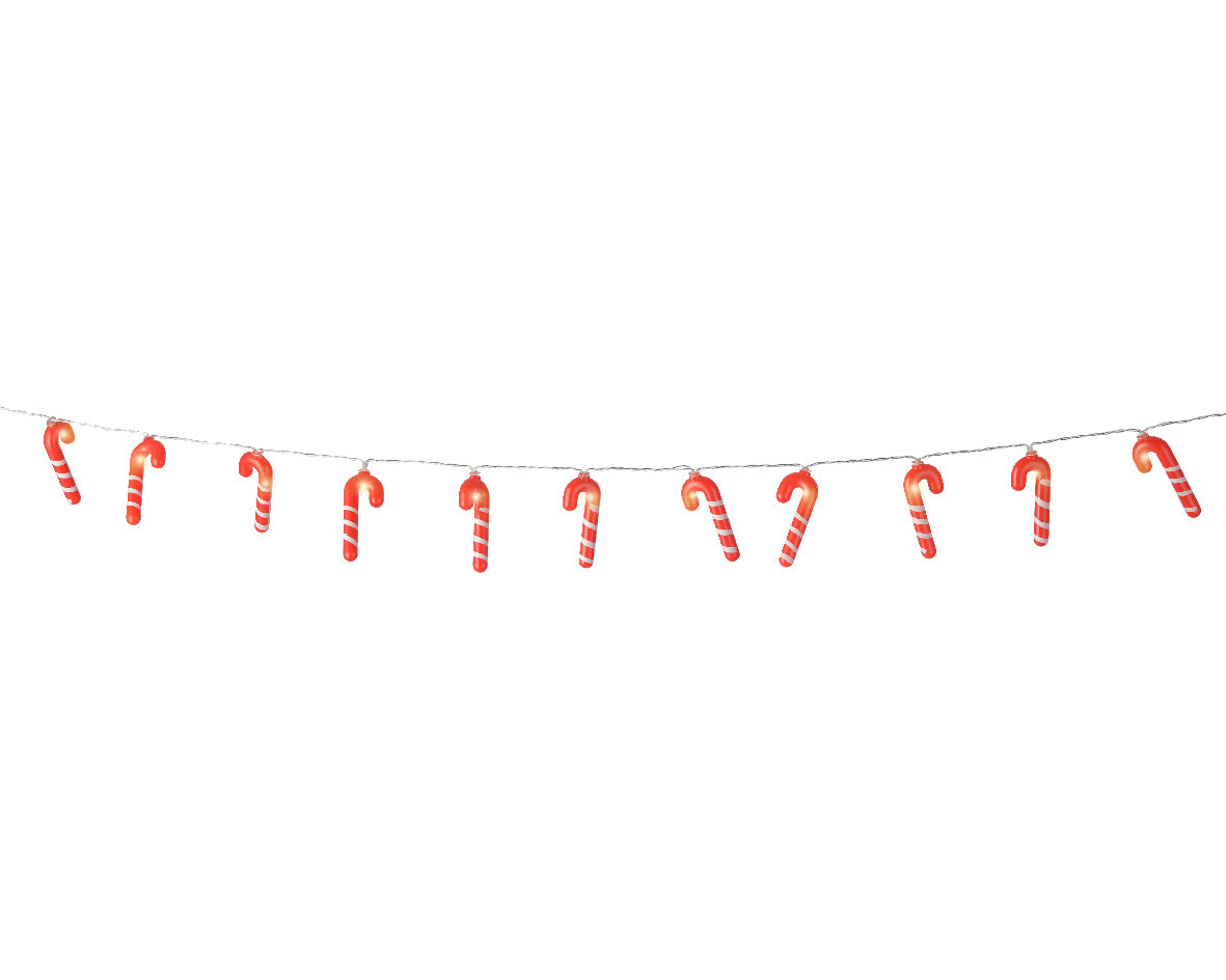 Filo 20 bastoncini LED a batteria da 190 cm per decorazioni natalizie luminose - DeMatteis.it