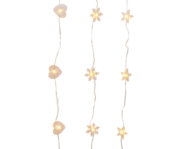 Filo Luminoso Con Figure Natalizie Kaemingk per decorazioni natalizie con luci LED - DeMatteis.it