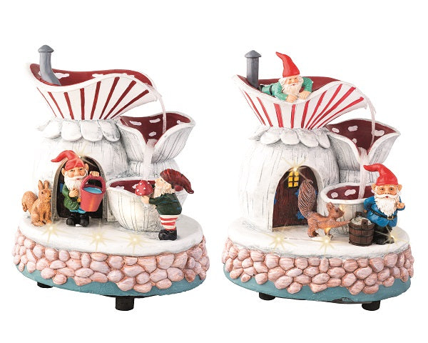 Casetta Degli Gnomi Led 1 Pezzo