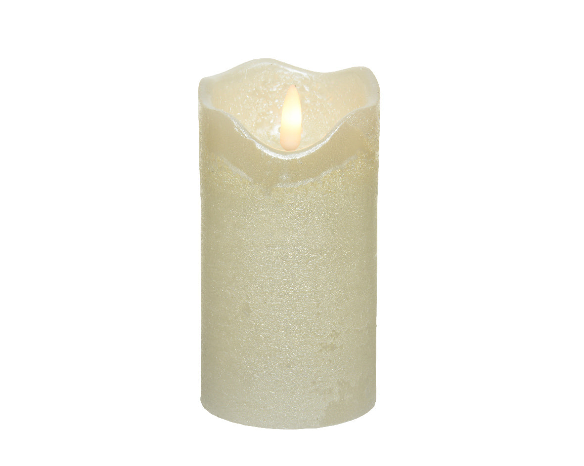 Candela Perla 7X13 Cm Fiamma Led Warm White