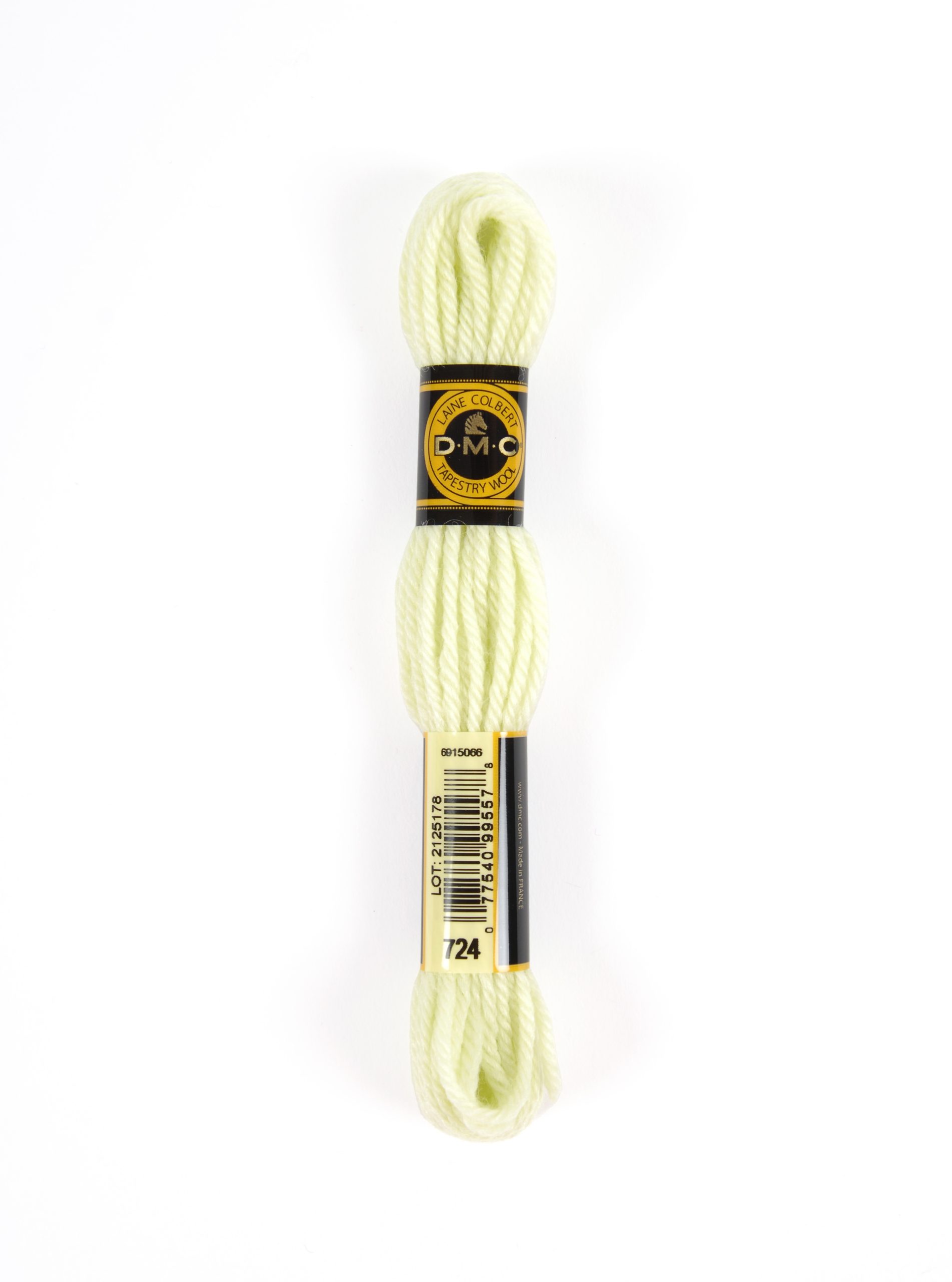 Lana Dmc Da Ricamo Colbert Colore 724: Matassa di filato colorato in lana adatta per il ricamo manuale e la creazione di progetti artigianali. | Dematteis.it