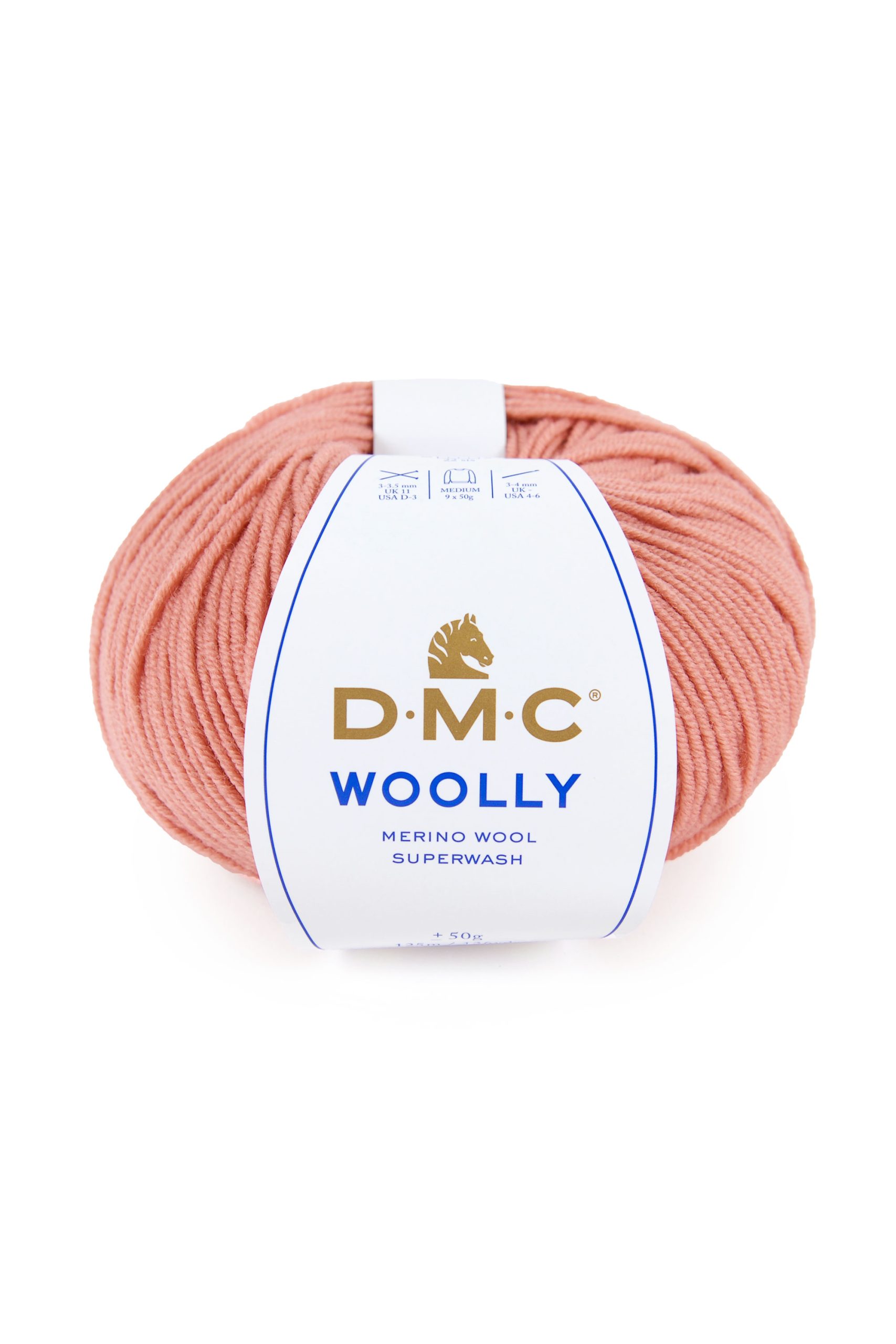 Lana Dmc Woolly Colore 045: Matassa di filato in pura lana naturale disponibile in una vasta gamma di colori vivaci e brillanti. | Dematteis.it