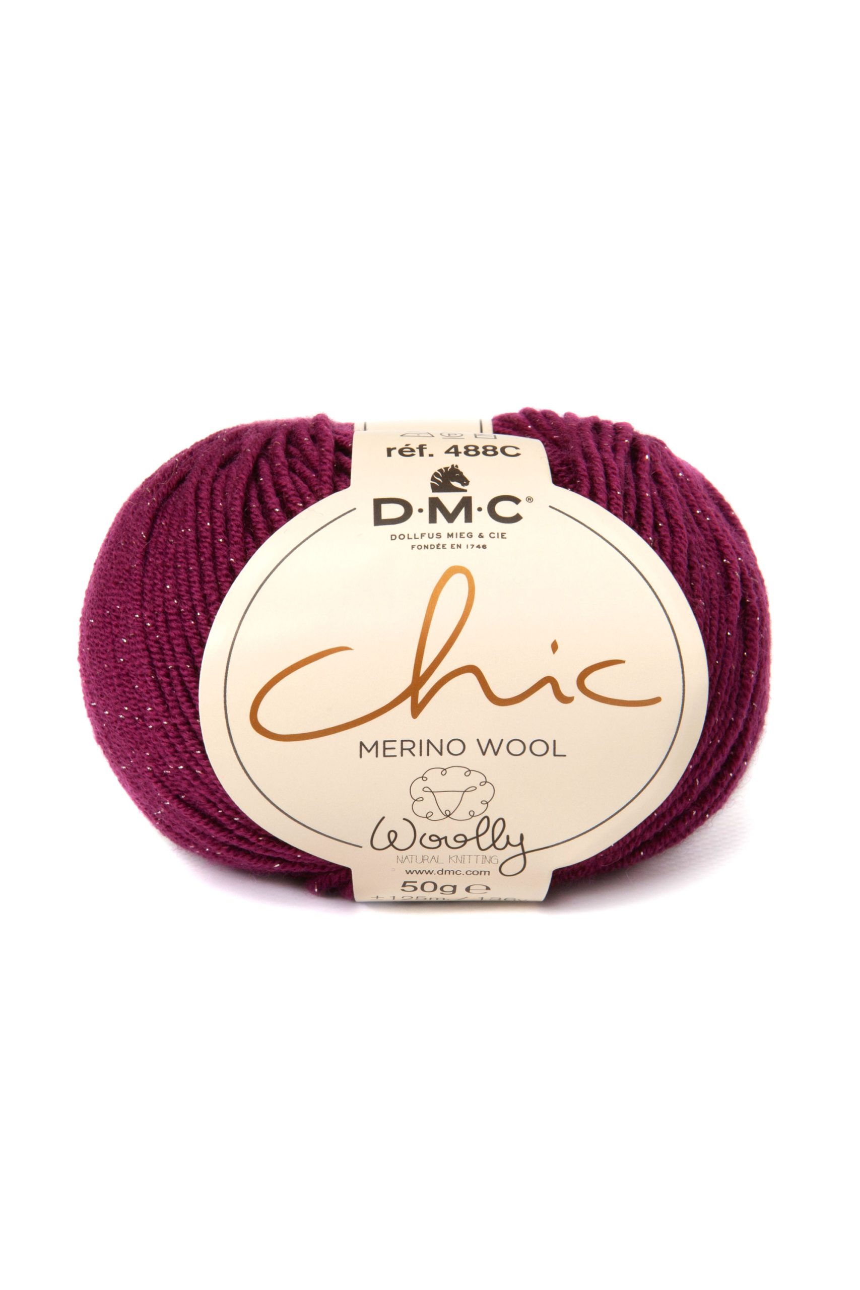 Lana Dmc Woolly Chic Colore 511: Morbida lana di alta qualità disponibile in una vasta gamma di colori vivaci per la realizzazione di progetti di artigianato creativo. | Dematteis.it