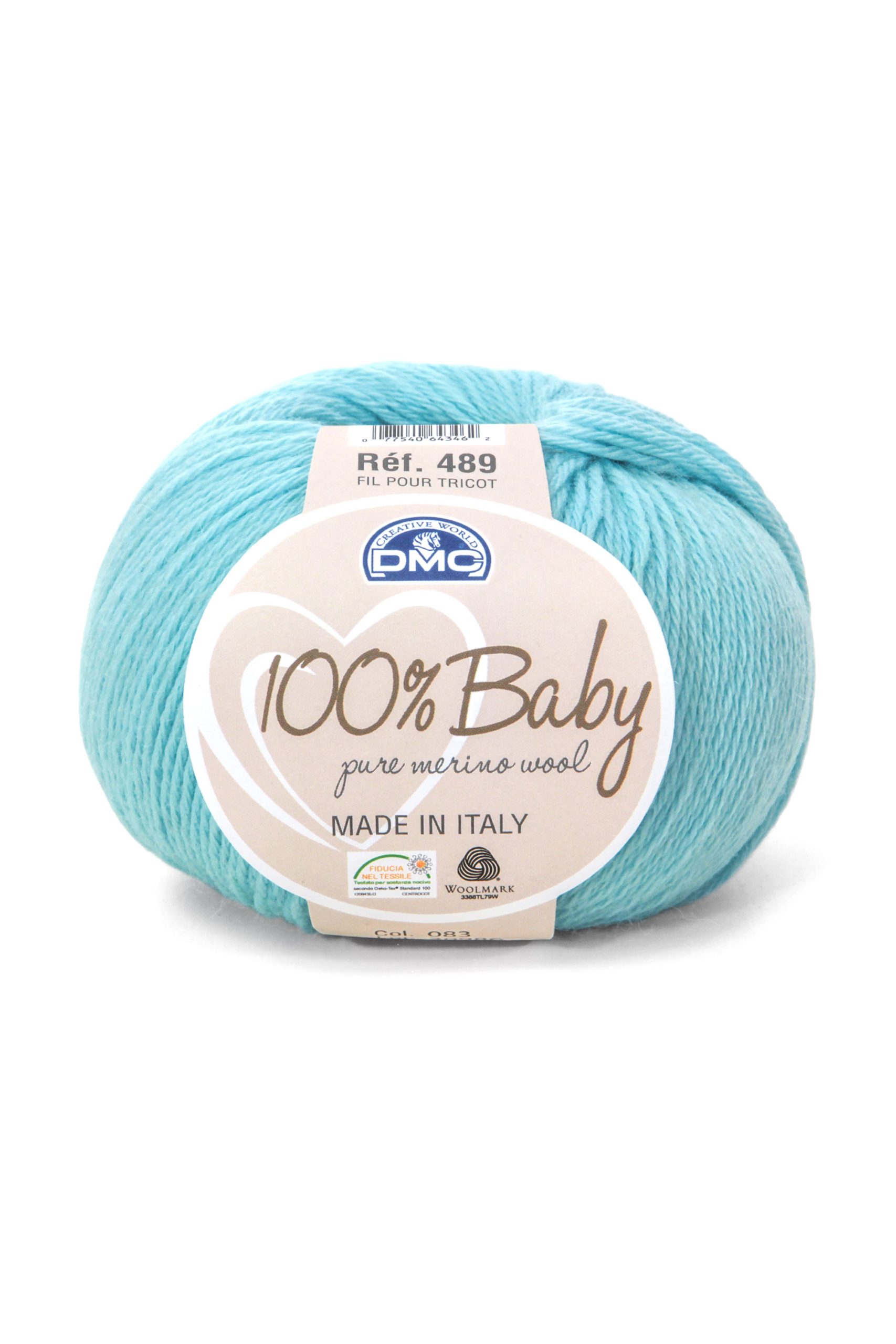 Lana Dmc 100% Baby Colore 083: Matassa di pregiata lana merino per lavori di maglieria e uncinetto, disponibile in una vasta gamma di tonalità pastello. | Dematteis.it