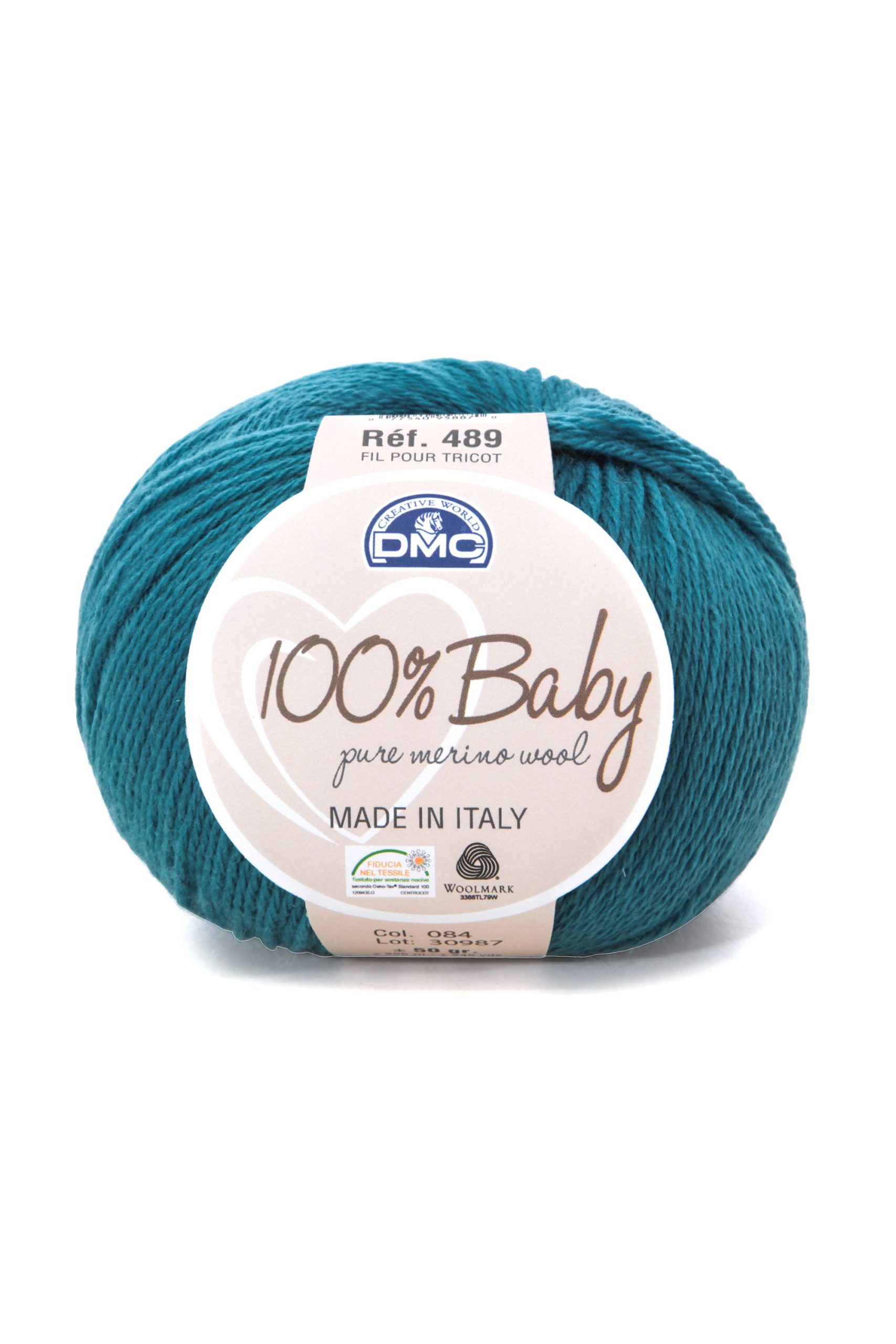 Lana Dmc 100% Baby Colore 084: Morbida lana in fibra naturale di alta qualità, disponibile in una vasta gamma di colori vivaci, ideale per la realizzazione di capi d'abbigliamento e accessori per bamb. | Dematteis.it