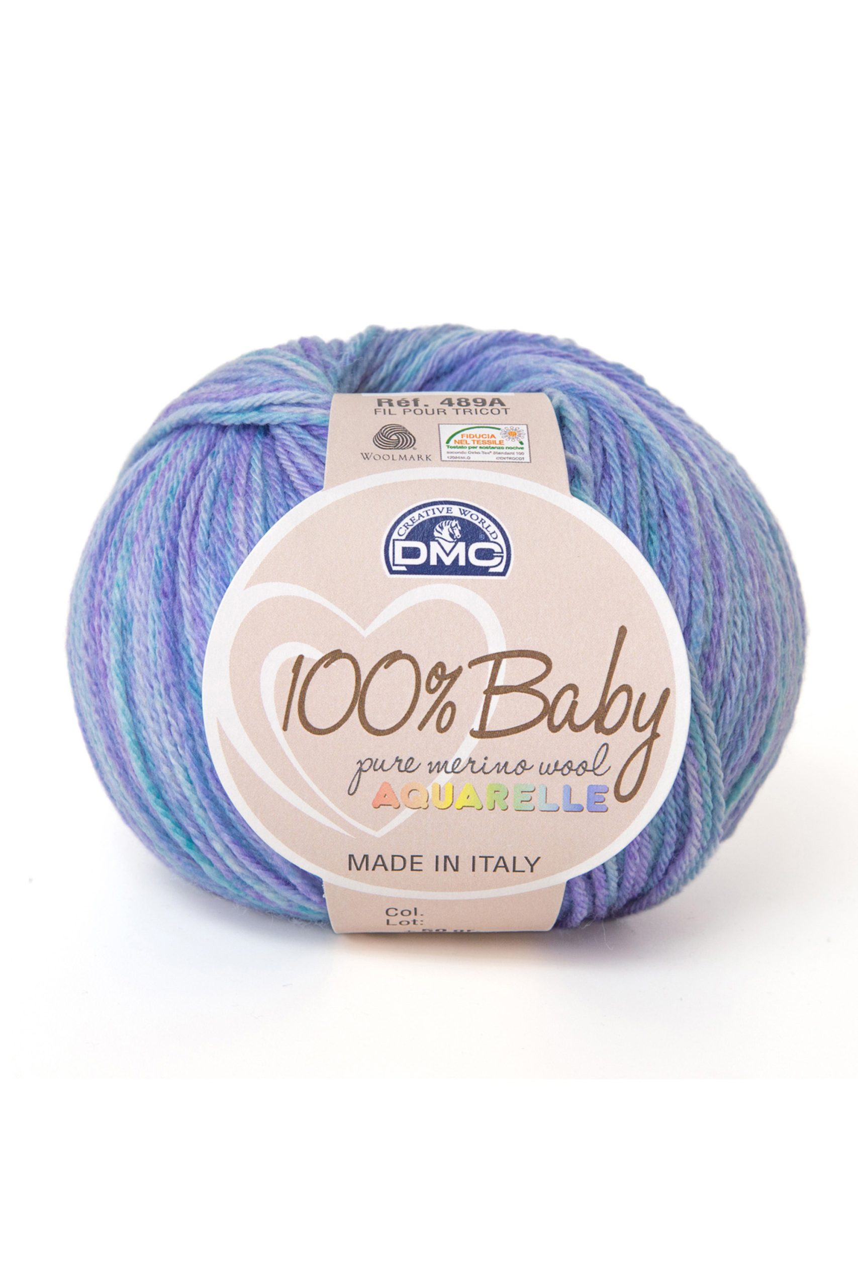 Lana Dmc 100% Baby Aquarelle Colore 1370