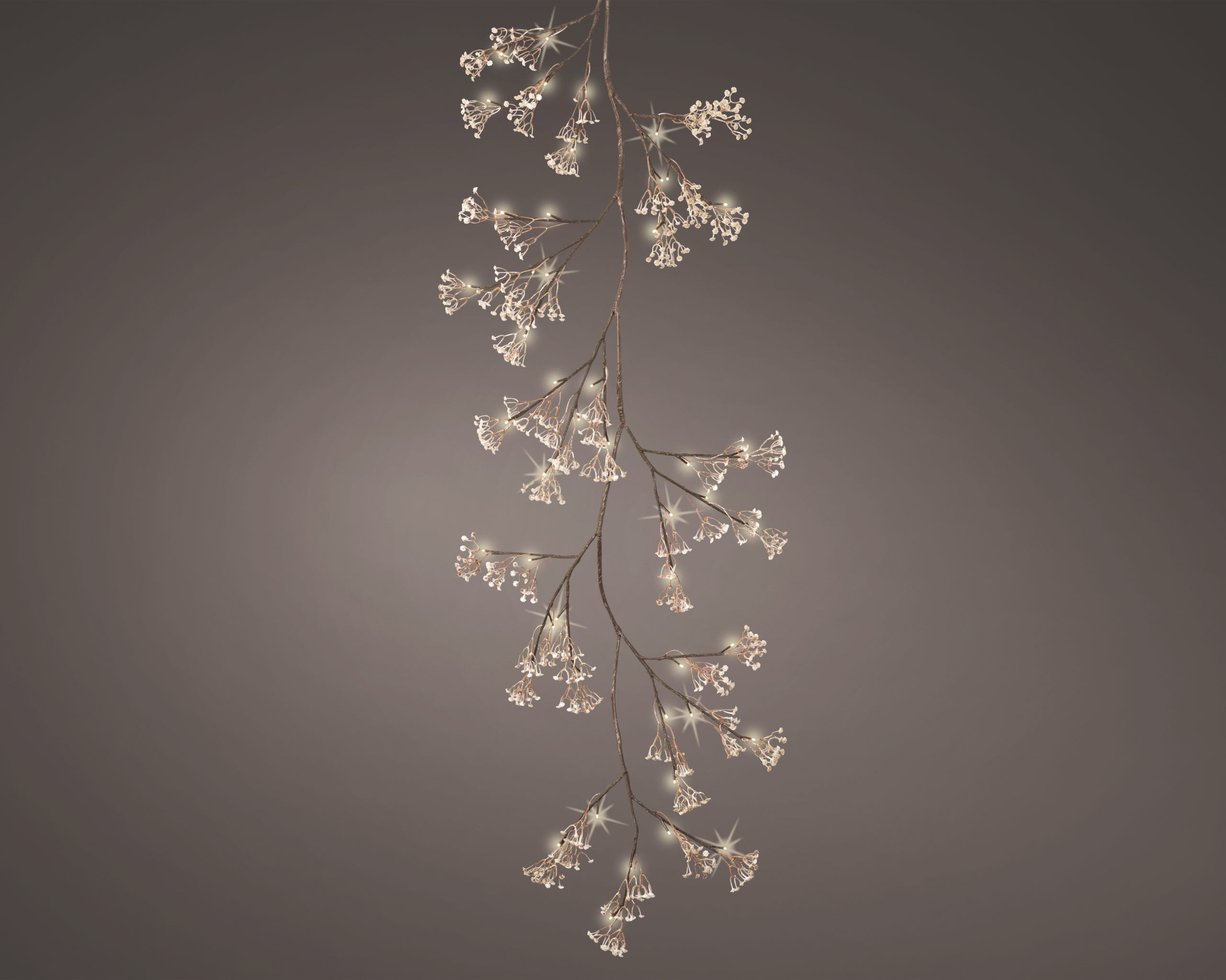 Cascata Di Fiori Led decorazione natalizia luminosa Kaemingk per addobbi natalizi - DeMatteis.it