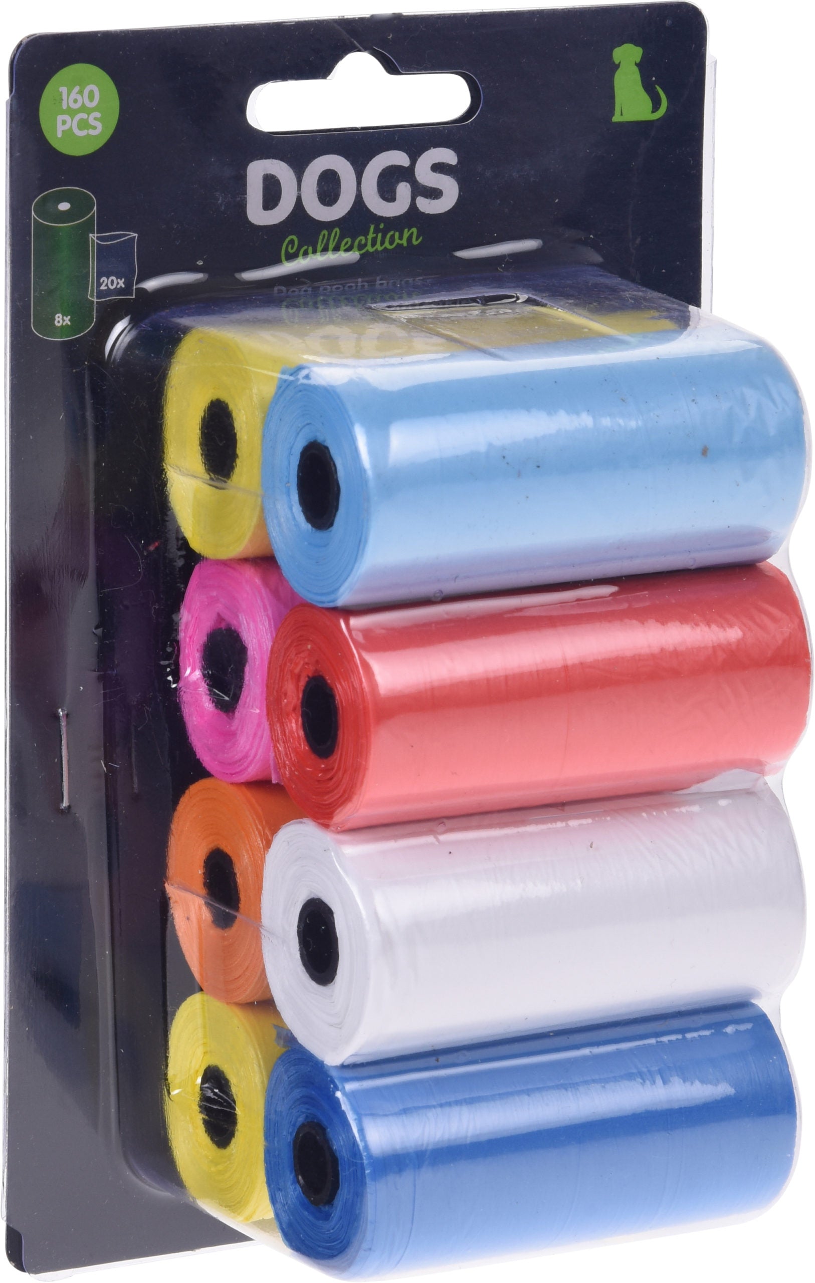 Set 160 Sacchetti Igienici Cani