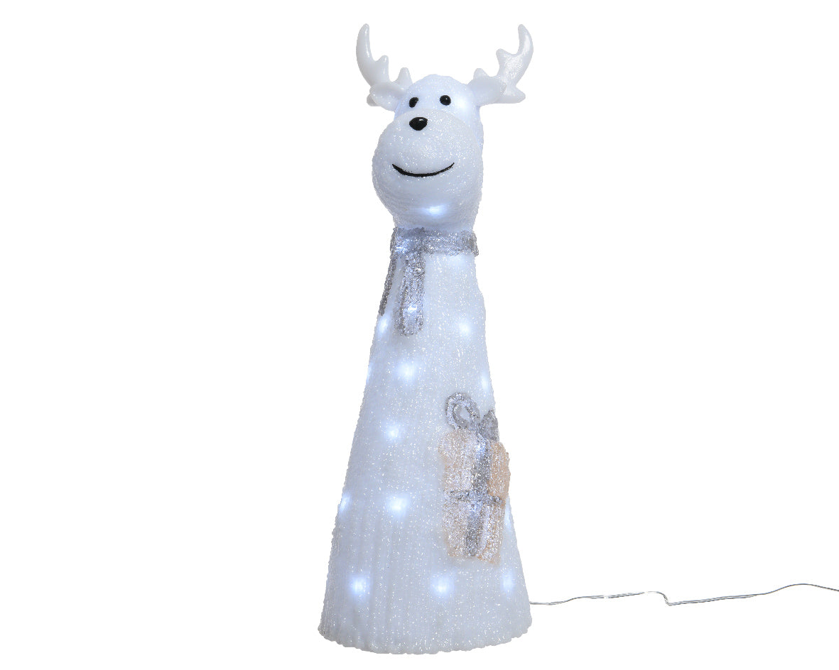 Renna Luminosa Led 75 cm decorazione natalizia con illuminazione per addobbi natalizi - DeMatteis.it