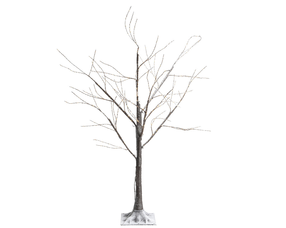 Albero Luminoso Marrone 180 cm Kaemingk decorazione natalizia con led per interno ed esterno - DeMatteis.it