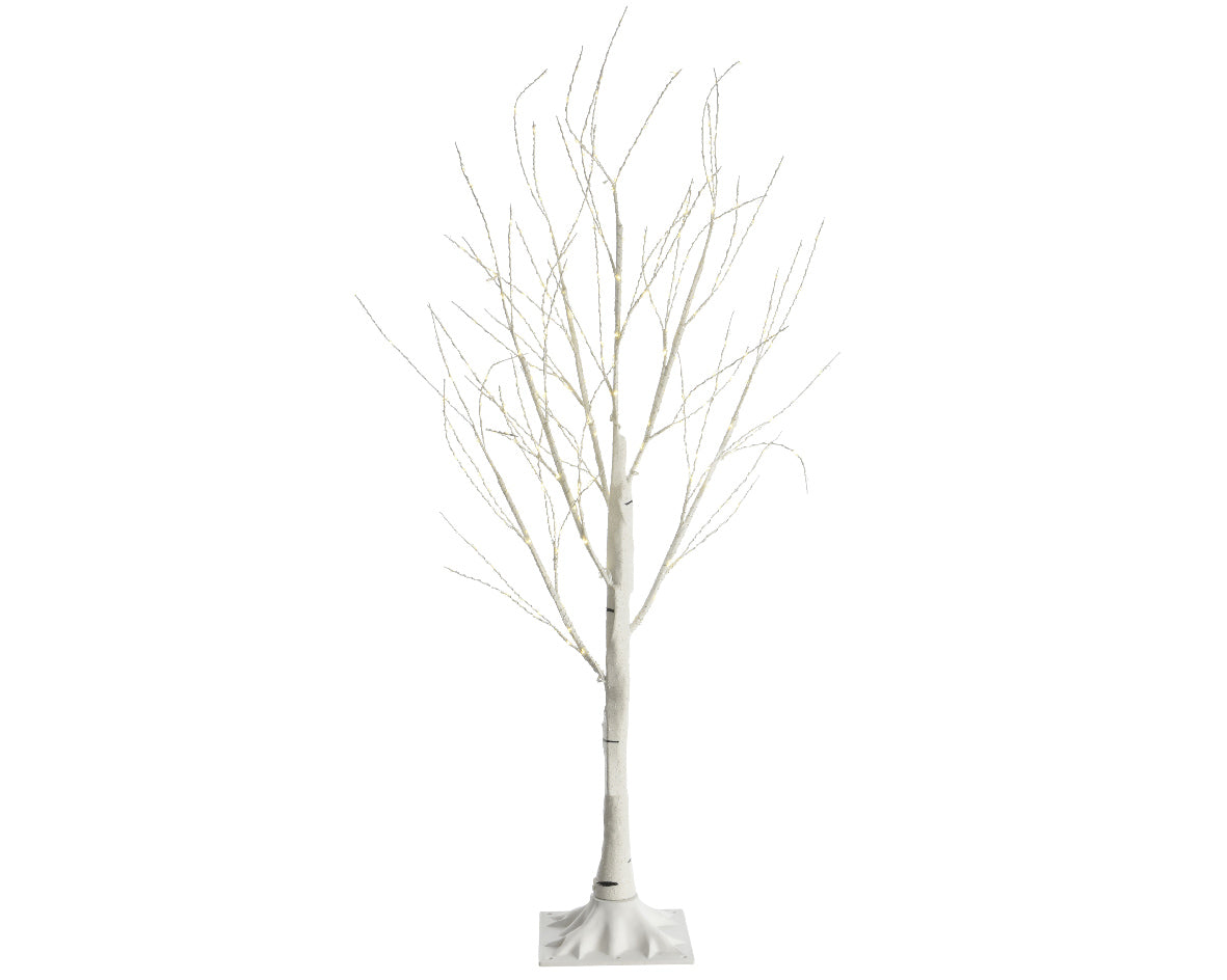 Albero Luminoso Bianco 180 cm decorazione natalizia con LED Kaemingk per addobbi natalizi - DeMatteis.it