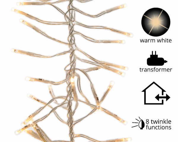 Luci Di Natale Microled 768 Kaemingk per decorazioni natalizie con 768 LED e 8 funzioni intermittenza - DeMatteis.it
