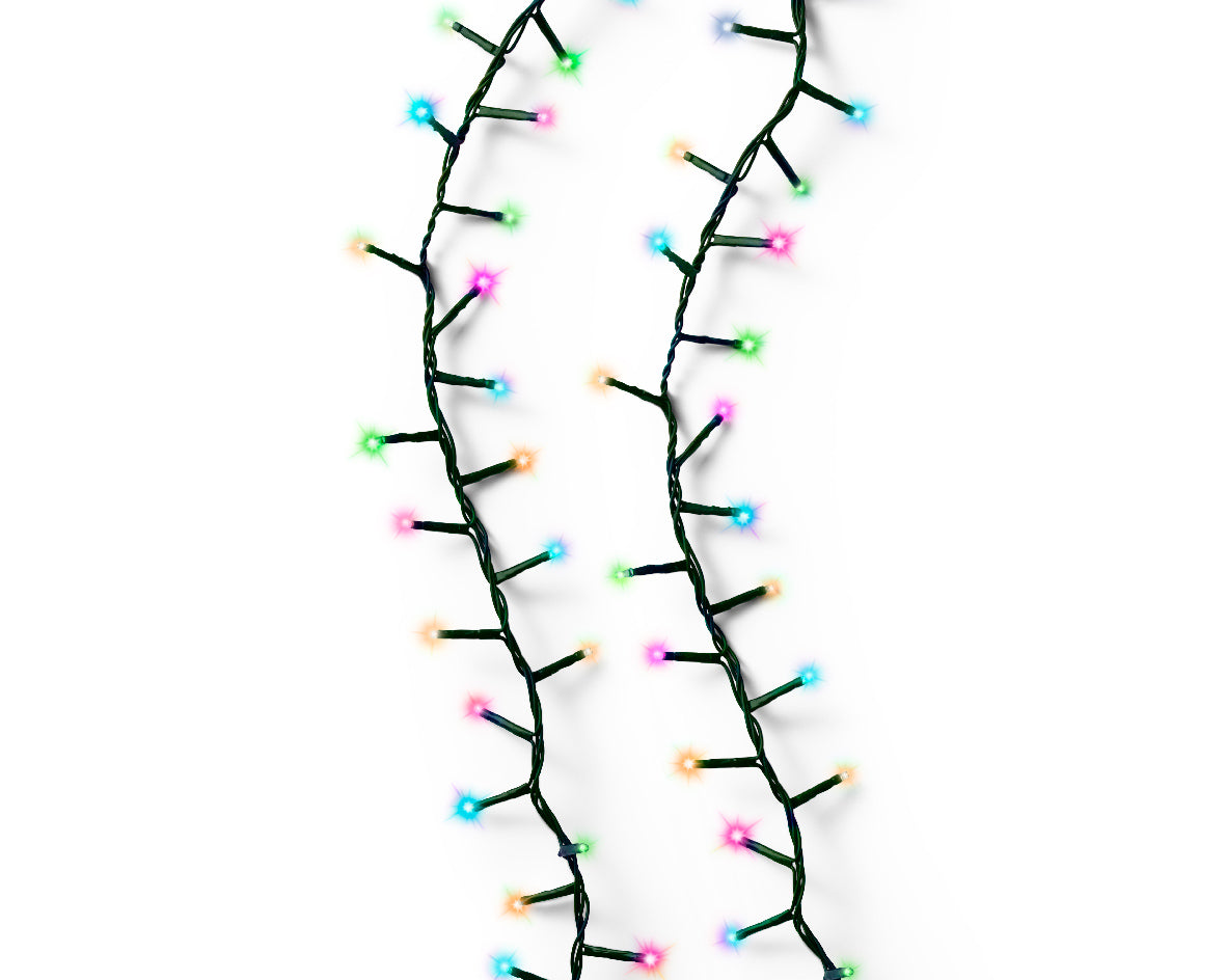 Luci di Natale 1000 LED multicolor 22 m per decorazioni natalizie interne ed esterne - DeMatteis.it