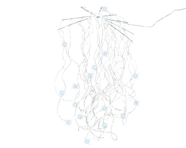 Luci Di Natale A Cascata Microled 1152 decorazioni natalizie luminose a cascata con 1152 microled per illuminazione festiva - DeMatteis.it