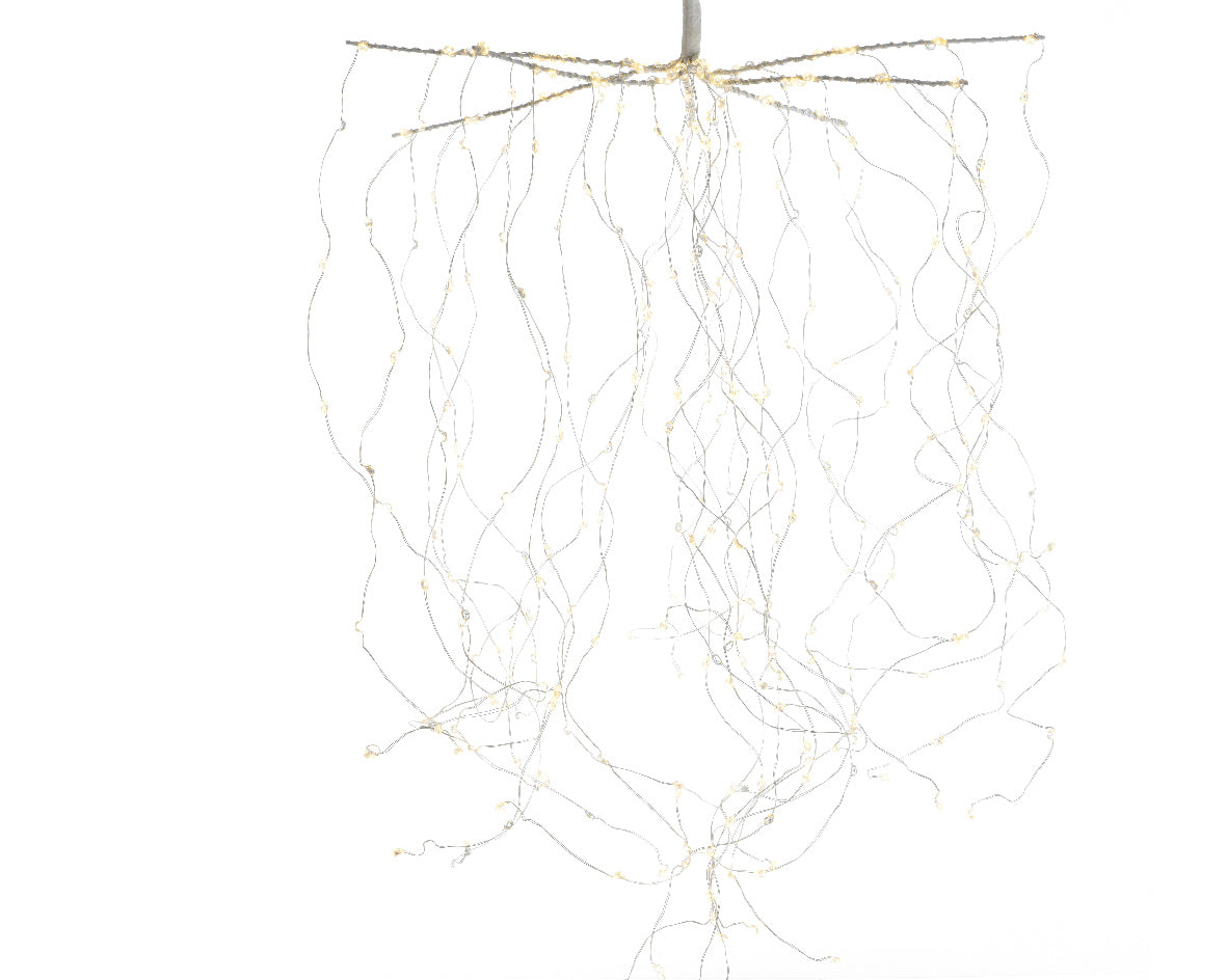 Cascata 720 Microled decorazione natalizia luminosa con 720 luci LED 130 cm per addobbi natalizi - DeMatteis.it