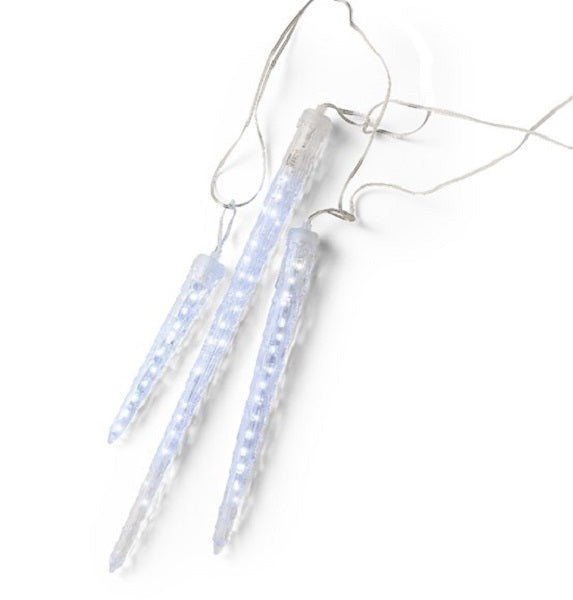 Ghiaccioli luminosi Natale Kaemingk con led per decorazione natalizia - DeMatteis.it