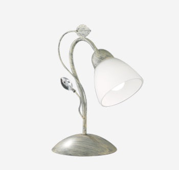 Lampada Tavolo Tradito Metallo Bianco