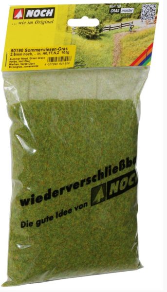 Erba Prato Presepe Verde Chiaro Noch 100 g per modellismo e scenografie natalizie - DeMatteis.it