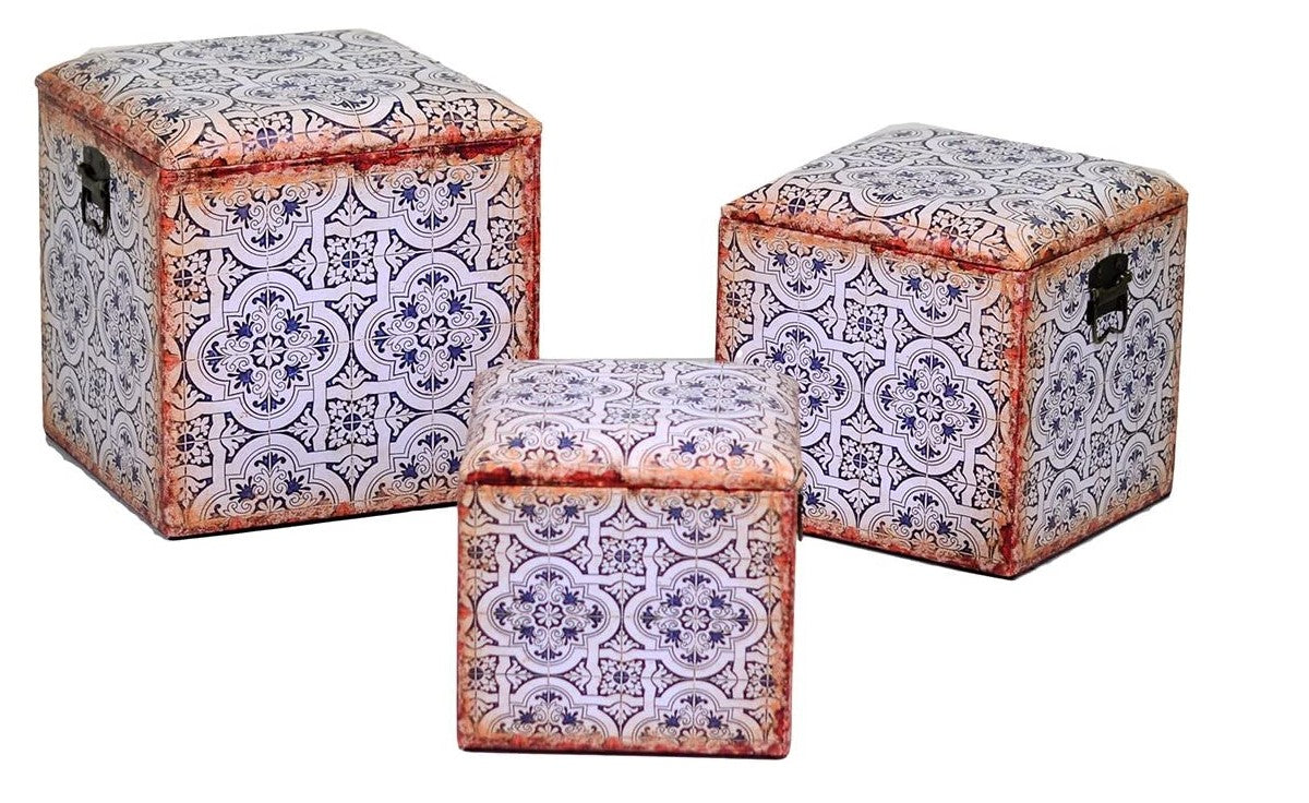 Puof Mare Ecopelle 27X27X28 Cm