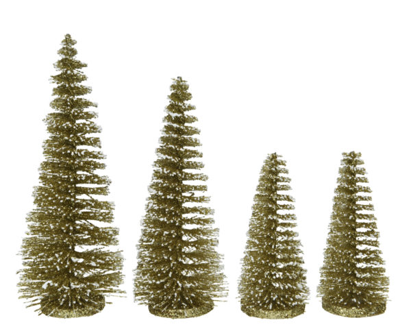 Alberi Di Natale Oro Set 4 decorazioni natalizie Everlands per allestimento festivo - DeMatteis.it